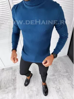 Helanca barbati slim fit albastra A6745 13-4.3